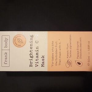 Frank body brightening vitamin c mask